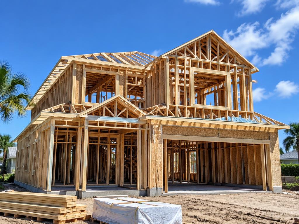 Residential home under construction